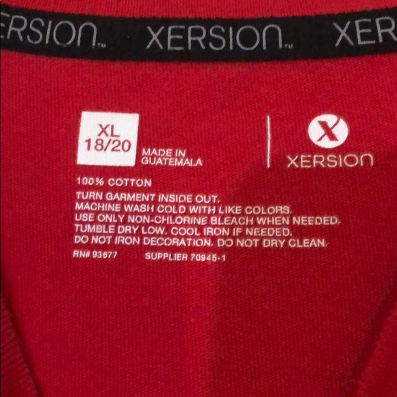 “IT’S SHOW TIME” Xersion T-Shirt XL / Red - Picture 3 of 3